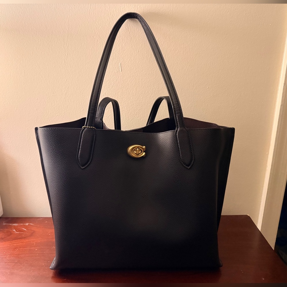 Coach Willow Leather Tote Bag